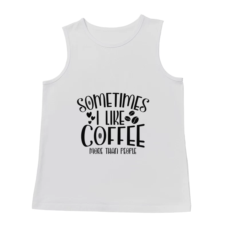Amour pour le café Homme Débardeur