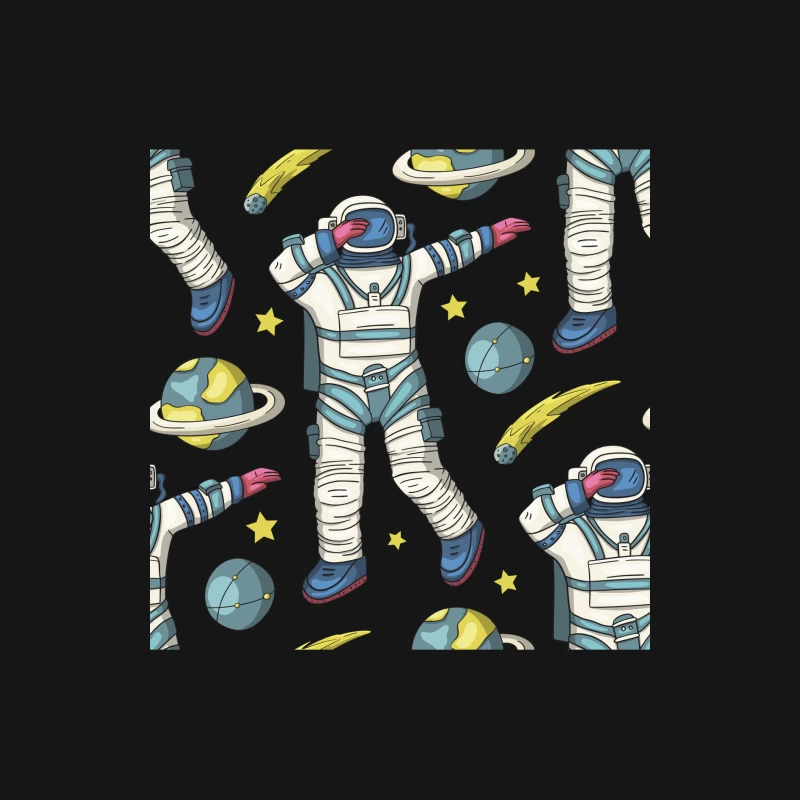 Weltraum-Abenteuer mit Astronauten Damen Langarm T-Shirt