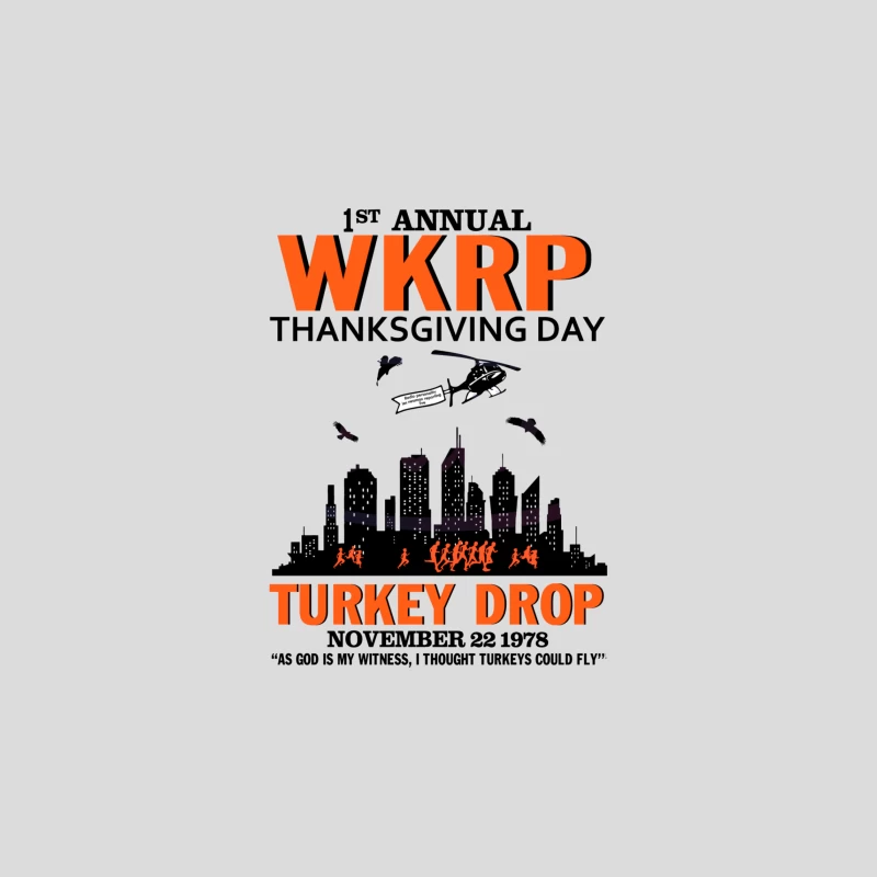 WKRP Turkey Drop Baseball Cap