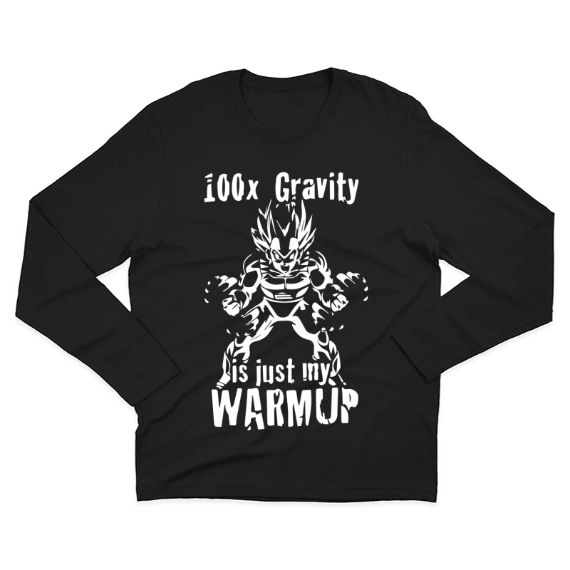 100 Times Gravity Male Long Sleeve T-Shirt