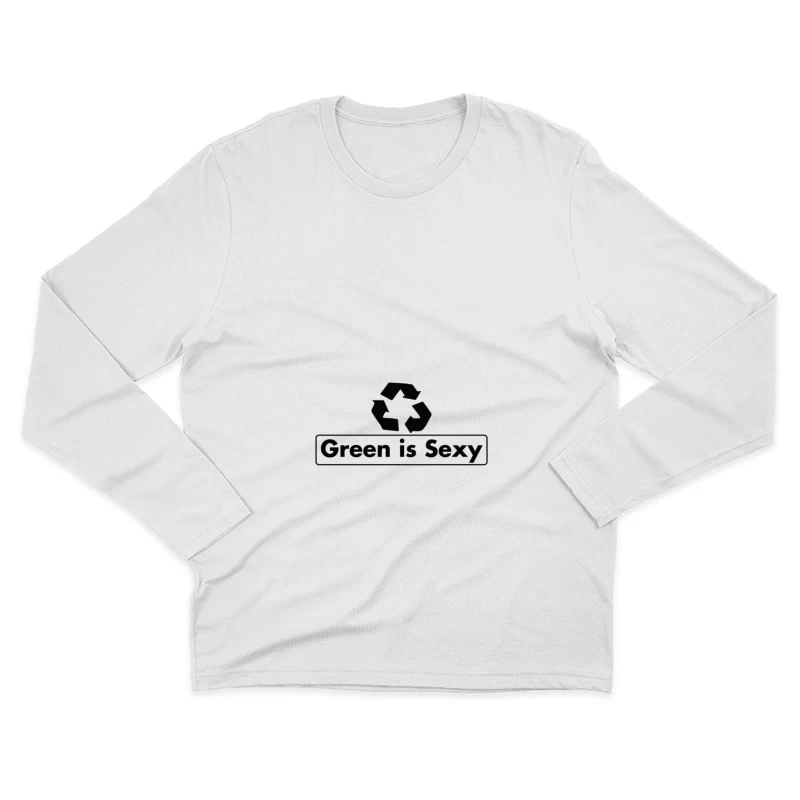 Chic écologique avec le recyclage Homme Manches Longues T-Shirt