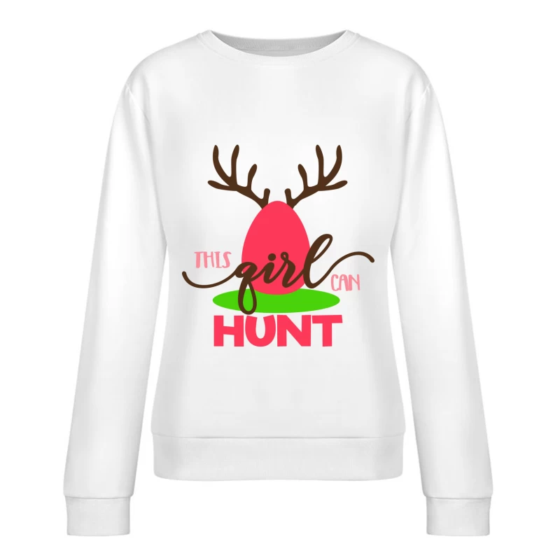 Chasseuse à l'esprit aventureux Femme Sweat-shirt à enfiler
