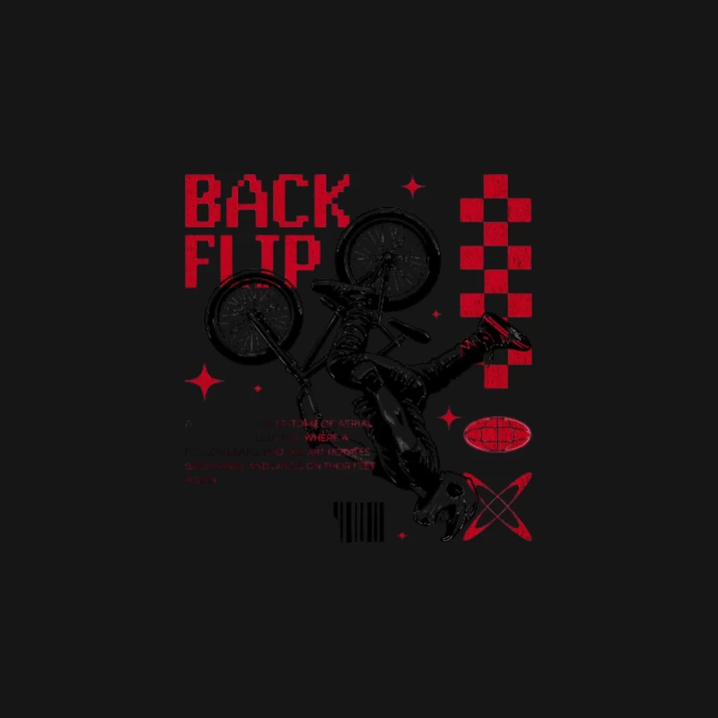 Stunt à vélo avec backflip Femme Manches Longues T-Shirt