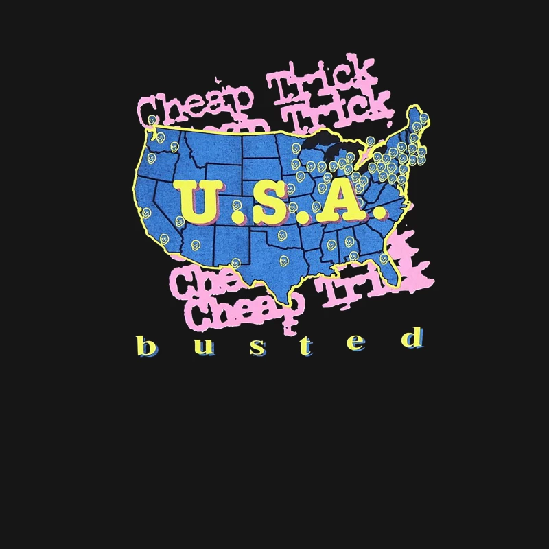 Cheap Trick Busted Male Long Sleeve T-Shirt