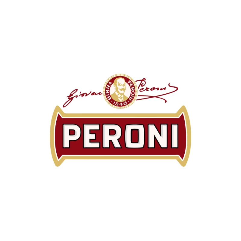 Peroni 1846 Throw Pillow