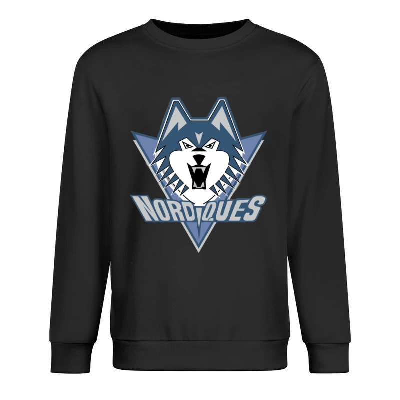 Quebec Nordiques Male Pullover Sweatshirt