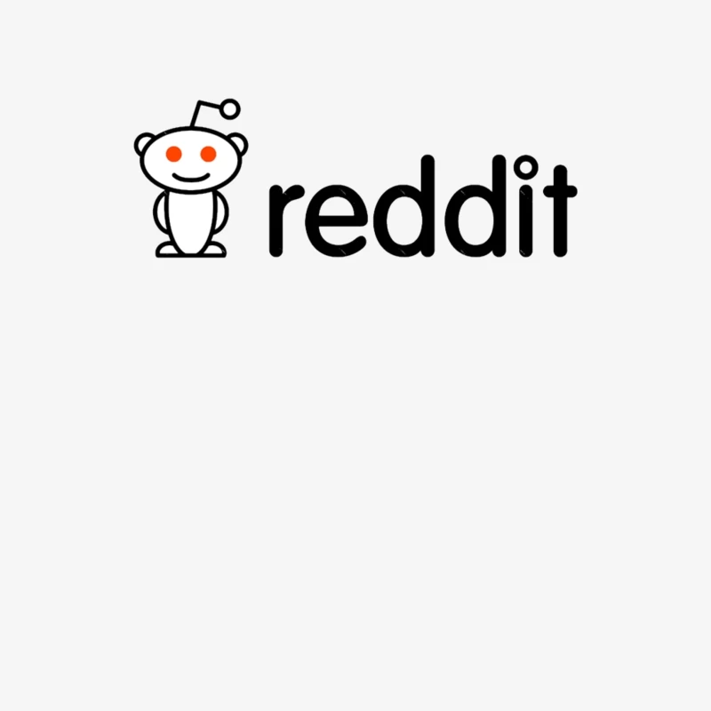 Reddit Logo with Snoo Mascot Female Long Sleeve T-Shirt