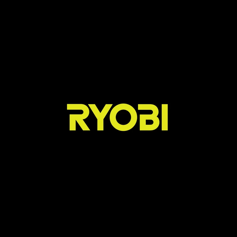 Ryobi Power Tools Brand Logo in Neon Yellow iPhone Case