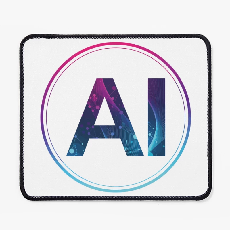 Futuristic AI Network – A Vision of Digital Innovation Mouse Pad