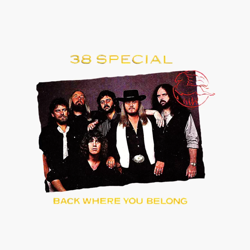 3 BACK WHERE YOU BELONG - 38 SPECIAL BAND Cotton Tote Bag