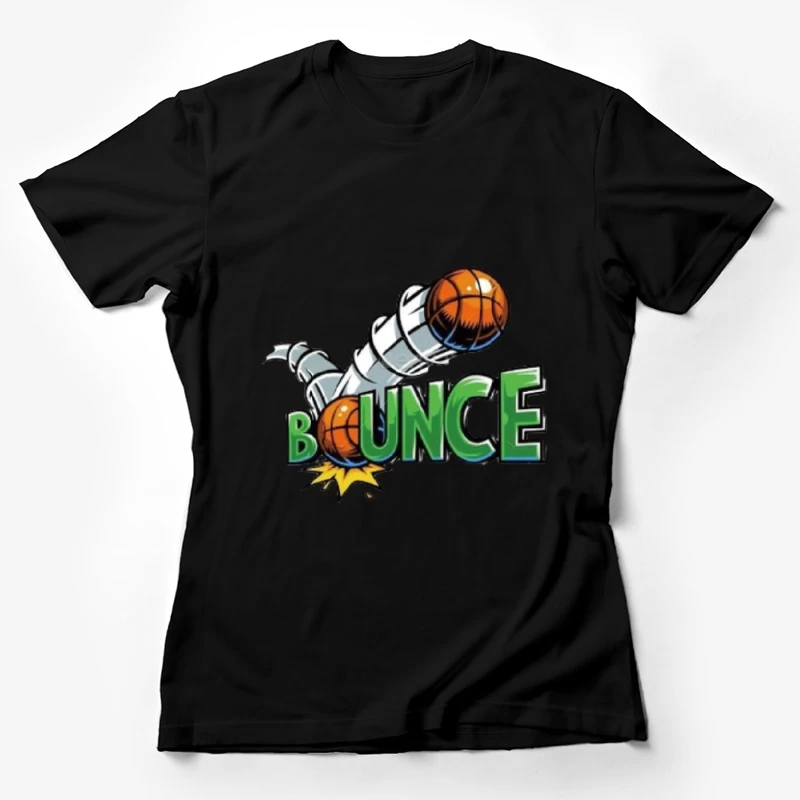 Basketball Bounce Design Damen T-Shirt