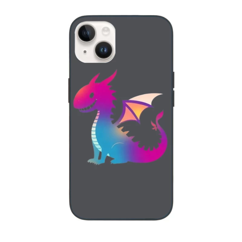 Colorful Cartoon Dragon iPhone Case