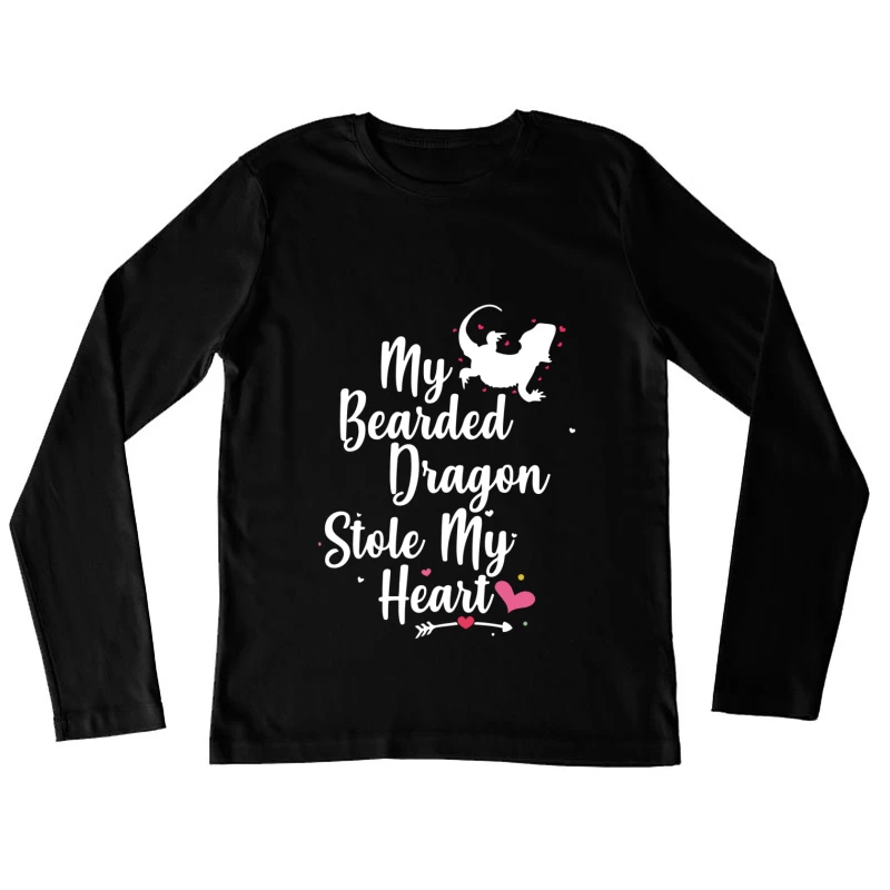 Amour de lézard à barbe Femme Manches Longues T-Shirt