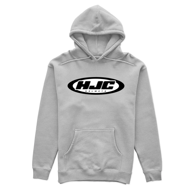 HJC Helmets Motorcycle Brand Logo in Black and White Female Pullover Hoodie