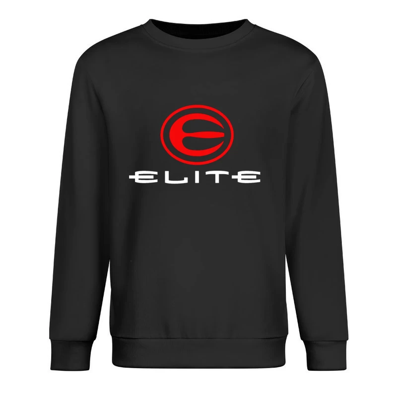 Elite Automotive Company Red Logo Design Male Pullover Sweatshirt