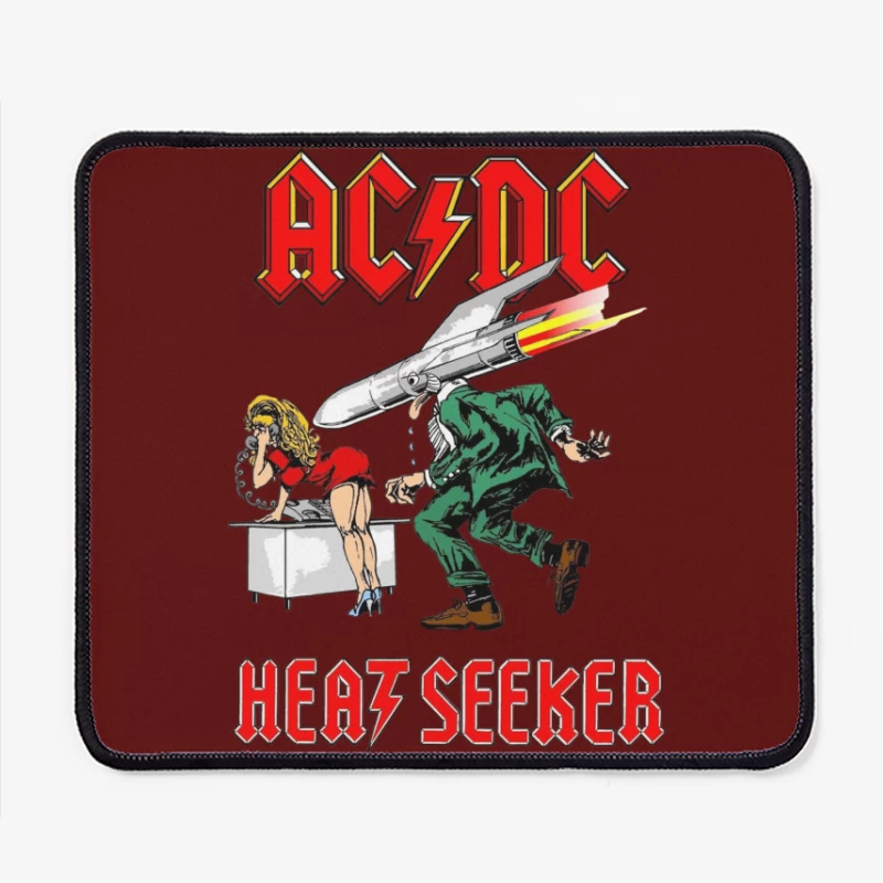 Retro Rock - AC/DC HEATSEEKER Mouse Pad