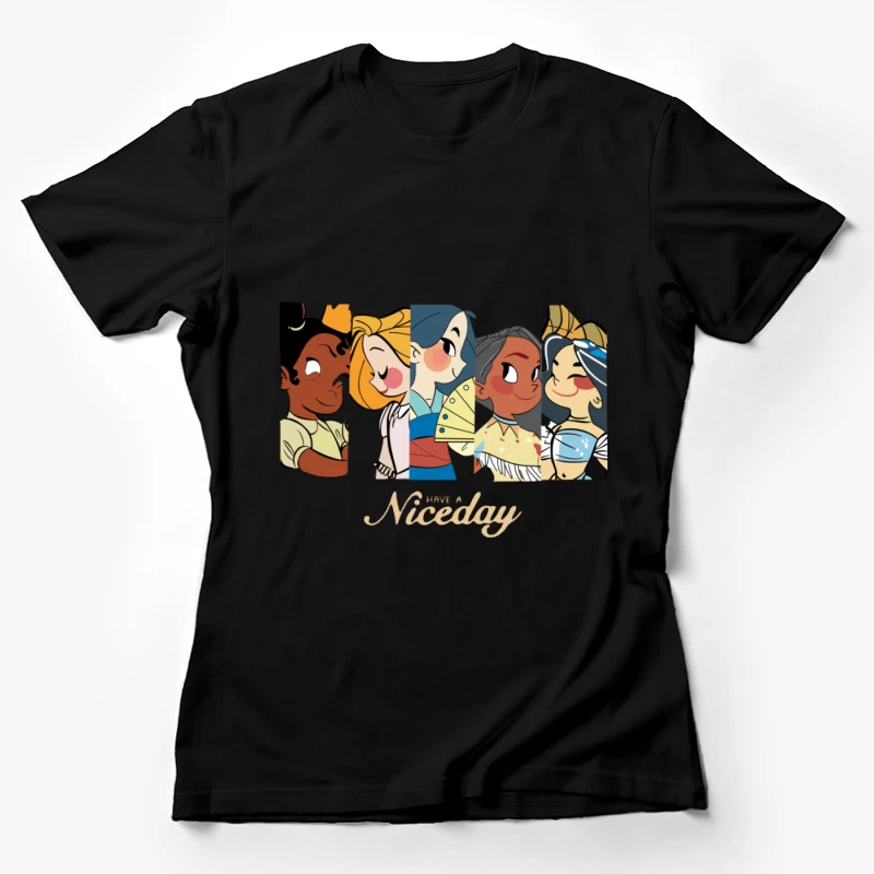 Prinzessinnenkunstwerk für einen schönen Tag Damen T-Shirt