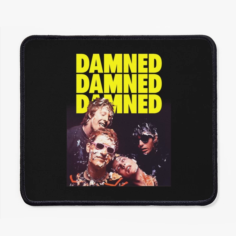 The Damned Punk Rock Band Vintage Album Cover Mouse Pad