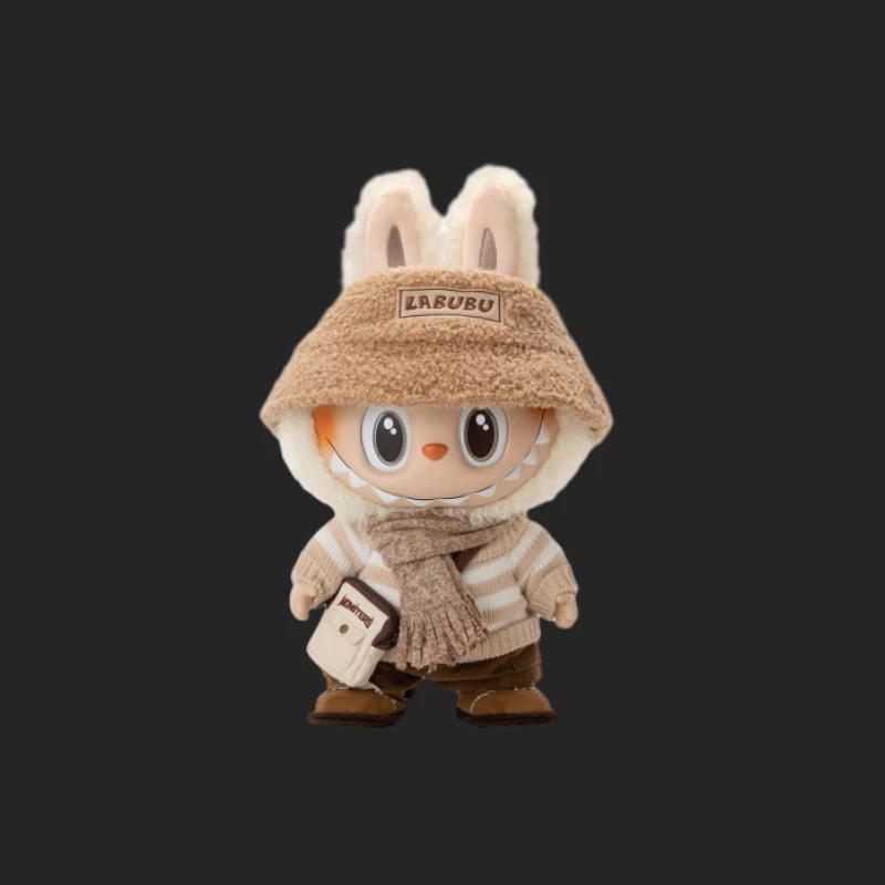 Niedliche Labubu-Figur mit Winterkleidung Damen Pullover Sweatshirt