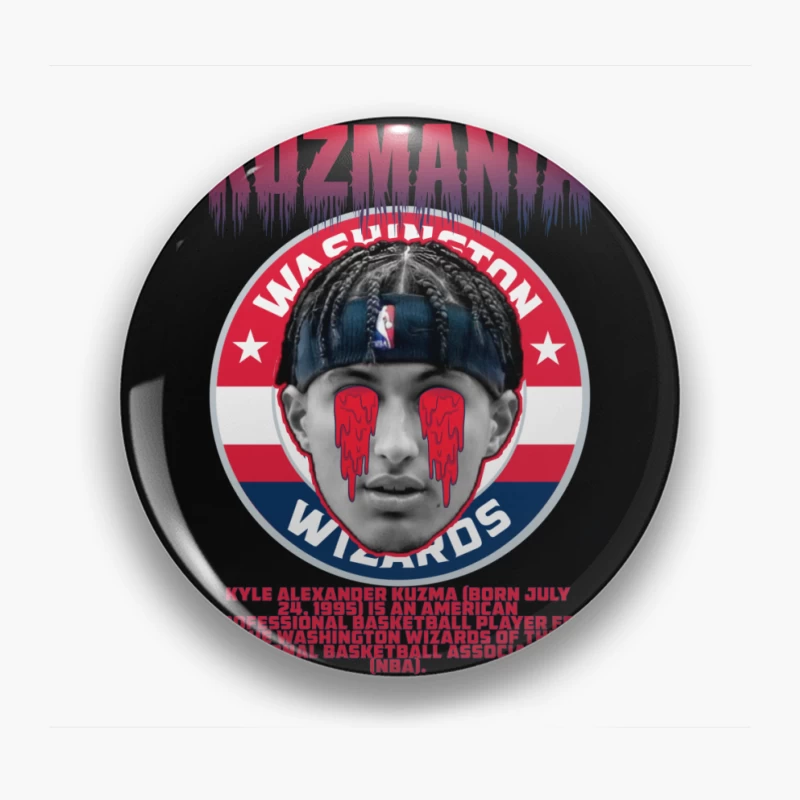 Kuzmania - Kyle Kuzma Artwork Pin