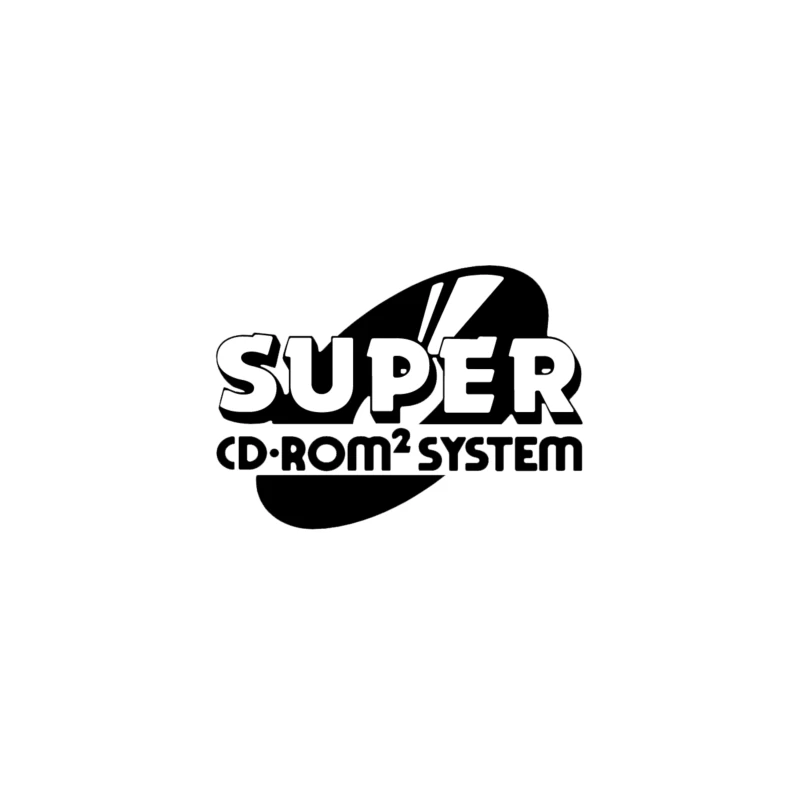 Super CD-ROM² System Logo Desk Mat