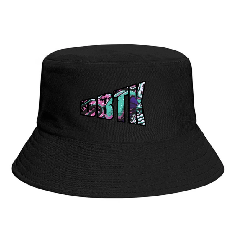 Vibrant Abstract Logo Design Bucket Hat