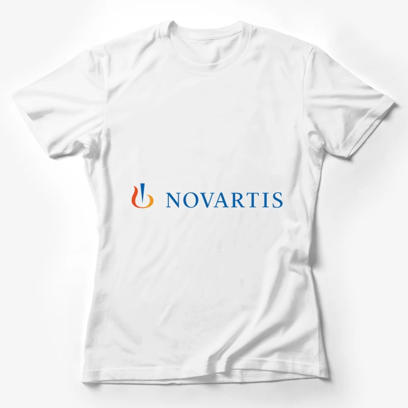 Novartis Healthcare Company Corporate Logo Female T-Shirt