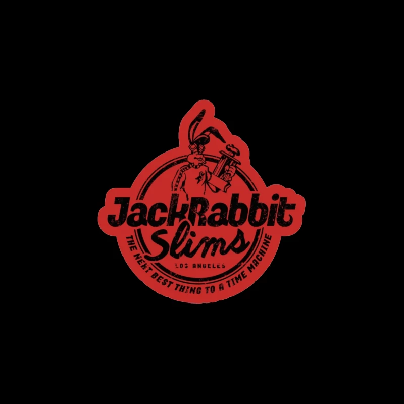 Jack Rabbit Slim's retro Red Tapestry