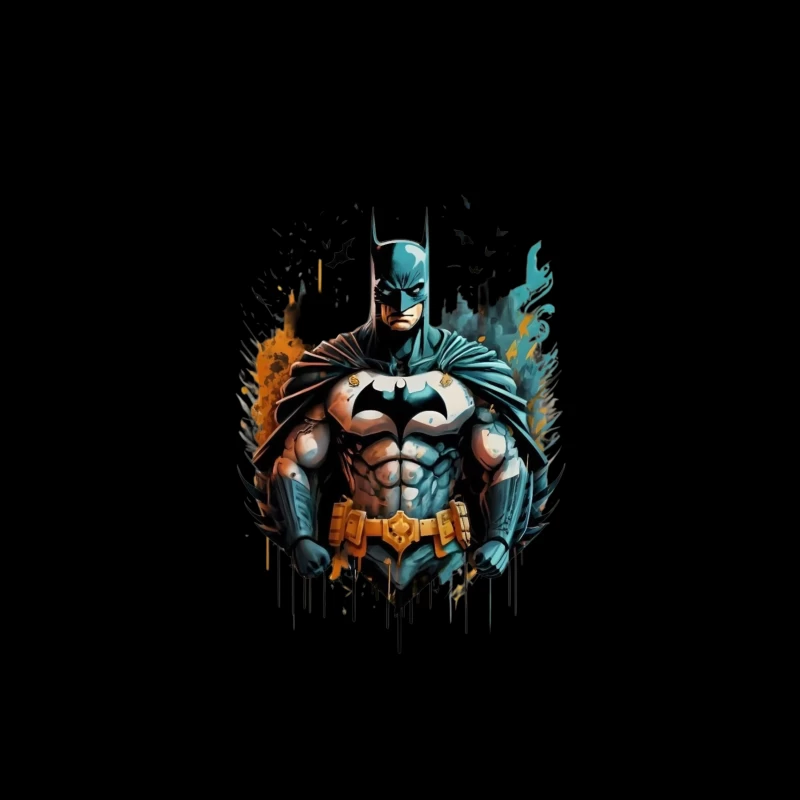 Dynamic Illustration of Batman iPhone Case