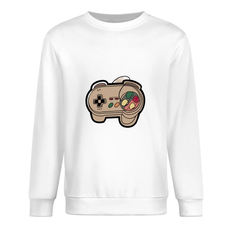 Manette de jeu rétro Homme Sweat-shirt à enfiler