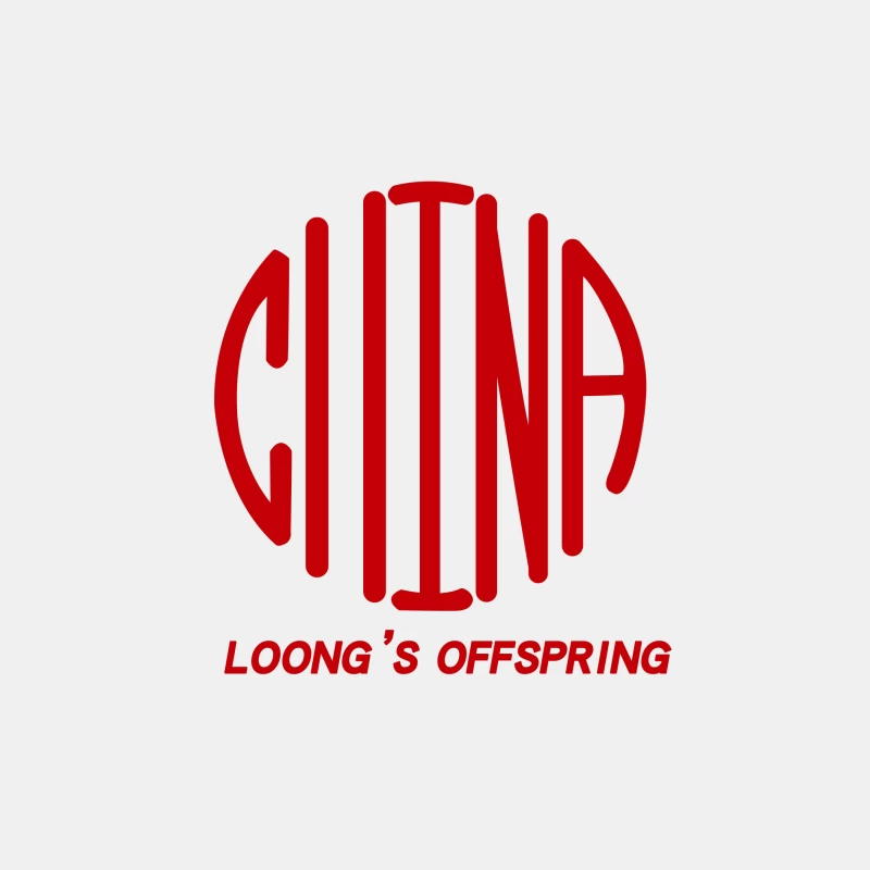 China Loong's Offspring Logo Design Male Tank Top