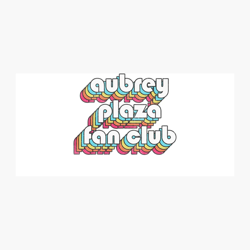 Aubrey Plaza Fan Club  Retro Faded Style Coffee Mug