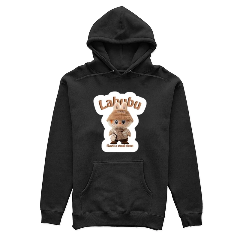 Kuschelige Labubu-Figur mit Winteroutfit Damen Pullover Hoodie