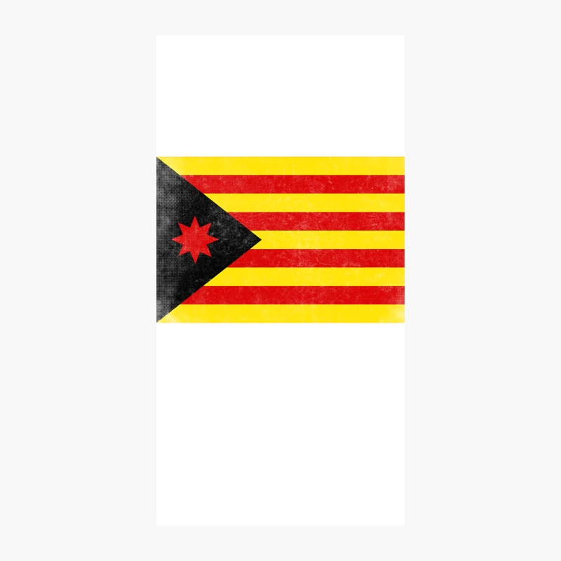 Estelada Anarquista - Vintage Faded Look Design iPhone Case