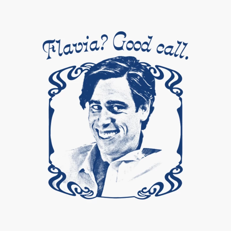 Flavia Good call. Cotton Tote Bag