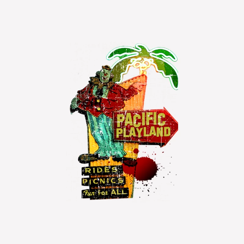 Pacific Playland, distressed Female T-Shirt