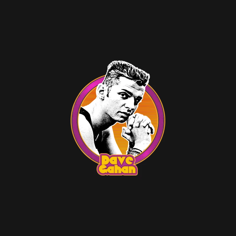 Dave Gahan   Retro 80s Fan Artwork Design Desk Mat