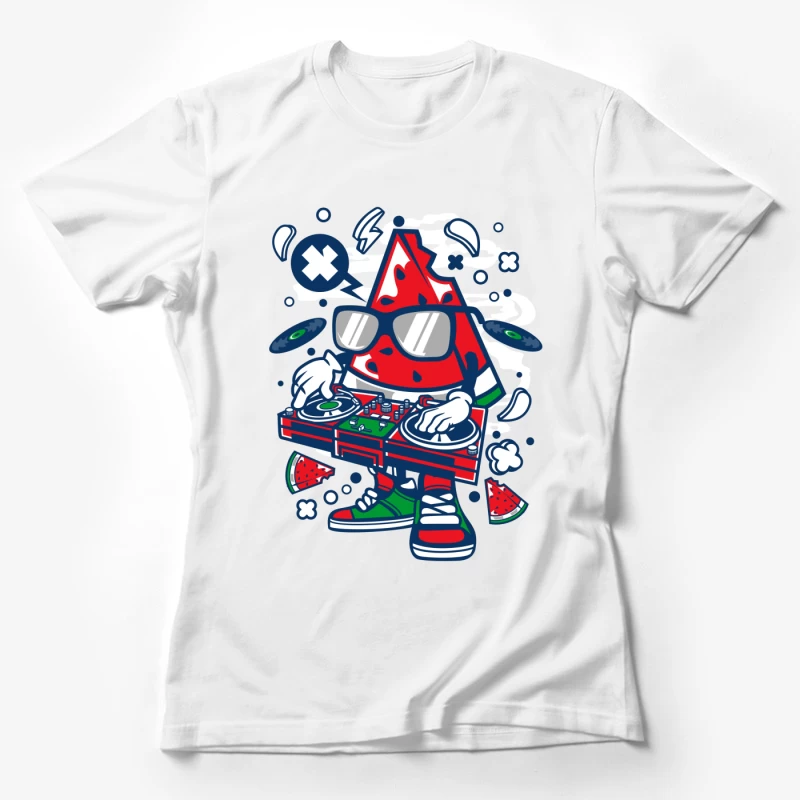 DJ pastèque amusant Femme T-Shirt