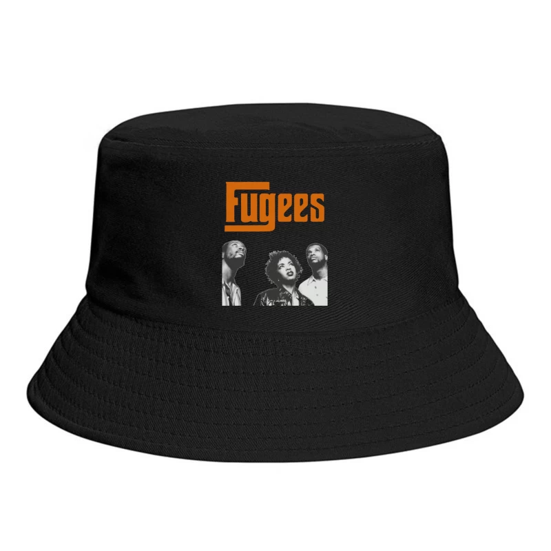 The Fugees - Iconic 90s Hip Hop Group Portrait Bucket Hat