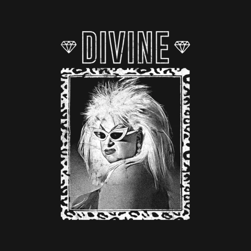 Divine  80s Retro Fan Artwork Mouse Pad