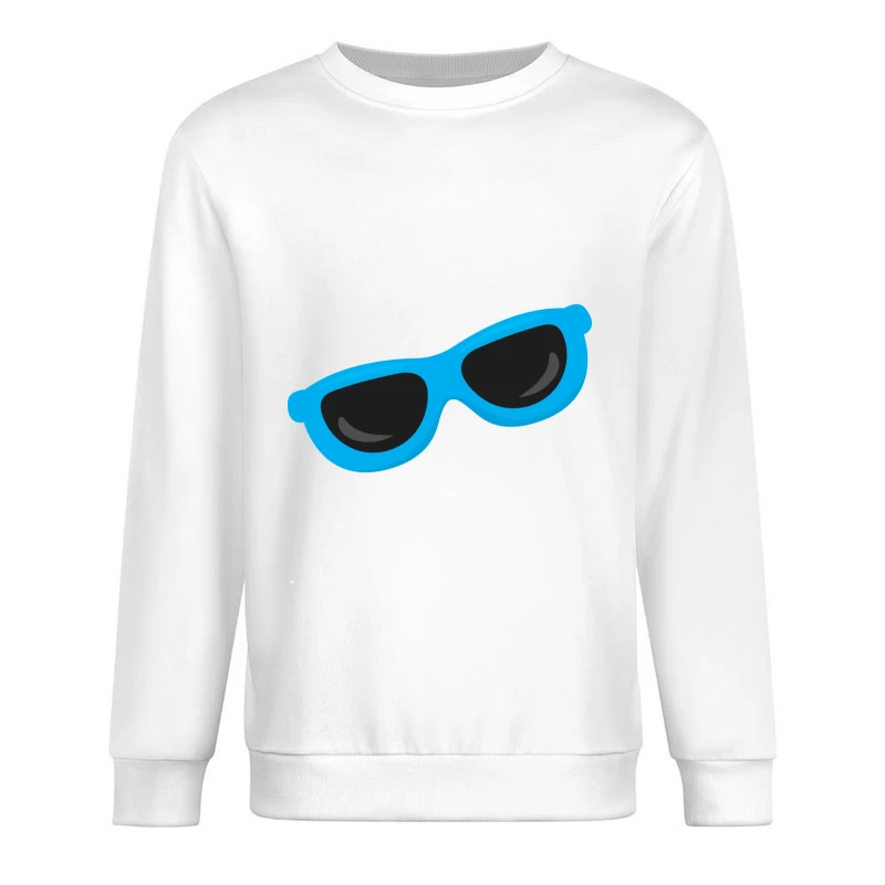 Lunettes de soleil bleues Homme Sweat-shirt à enfiler