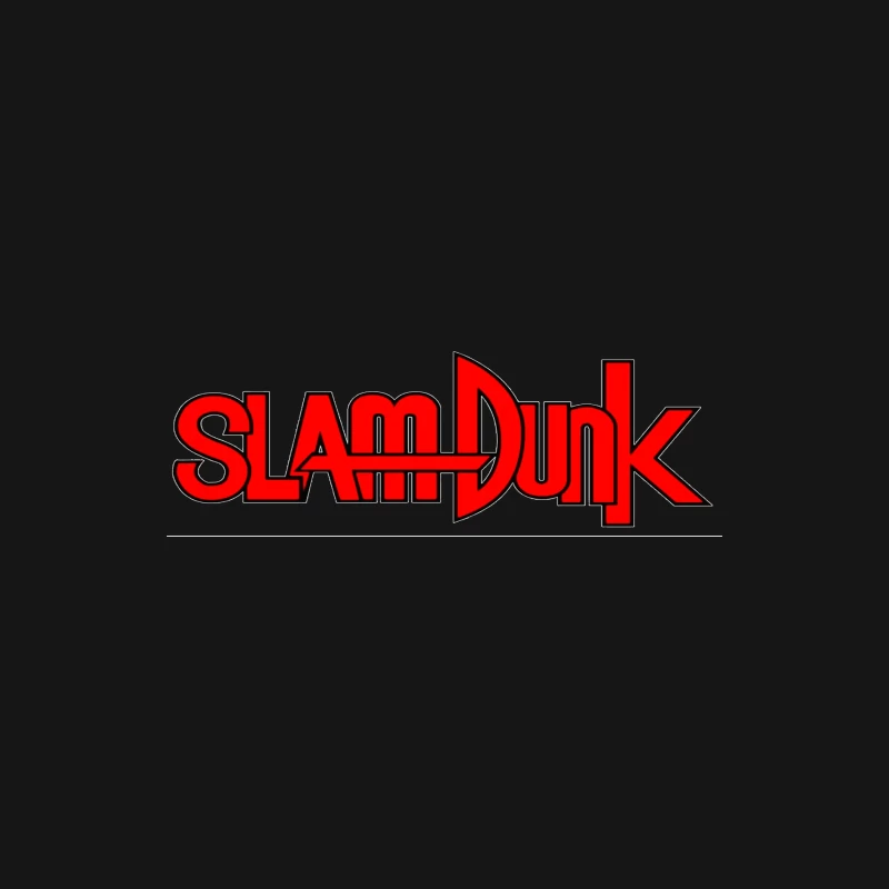Slam Dunk Logo - Basketball Anime Male Long Sleeve T-Shirt