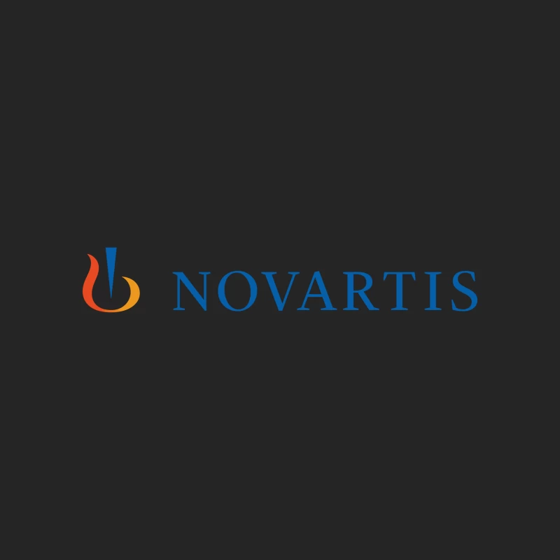 Novartis Healthcare Company Corporate Logo Male Pullover Sweatshirt