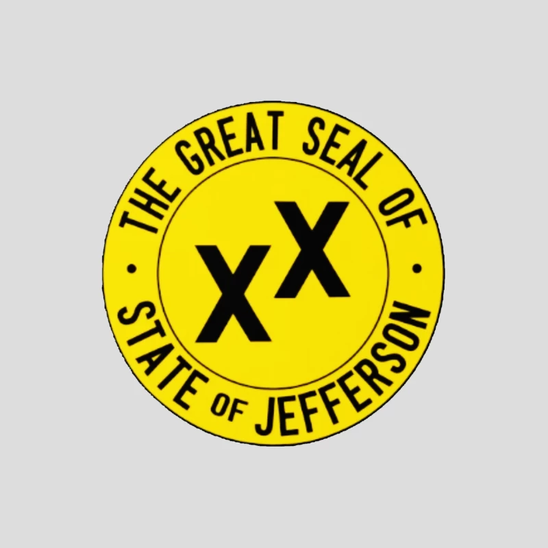 Great Seal of the State of Jefferson Mouse Pad