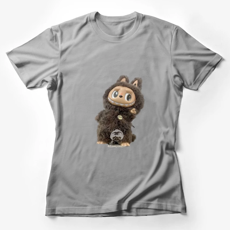 Niedliches Plüschtier mit Wolfskostüm Damen T-Shirt