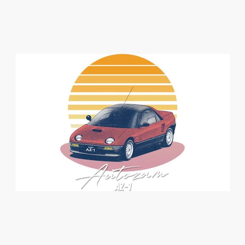 AUTOZAM AZ-1 Retro 90s Aesthetic Kei-Car Design Travel Mug