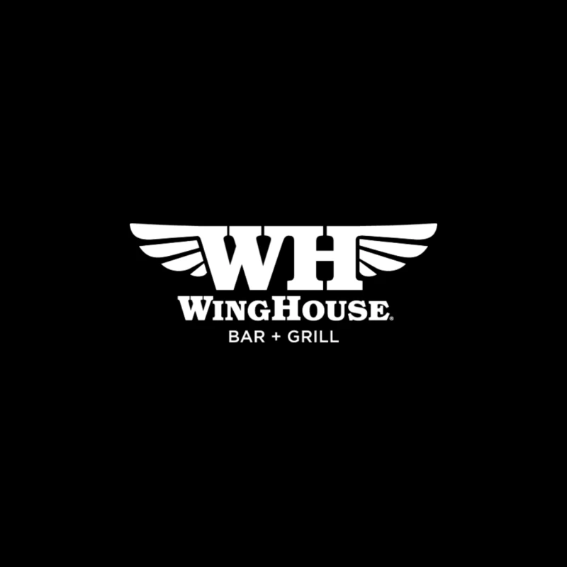 Wing House Bar & Grill Throw Pillow