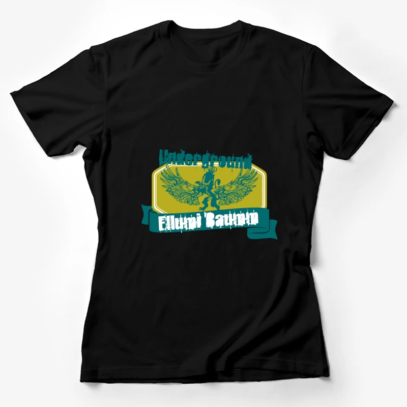 Logo Underground avec Lion ailé Femme T-Shirt