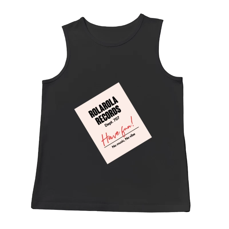 Musikposter, Rolarola Records, Spaß haben Herren Tanktops