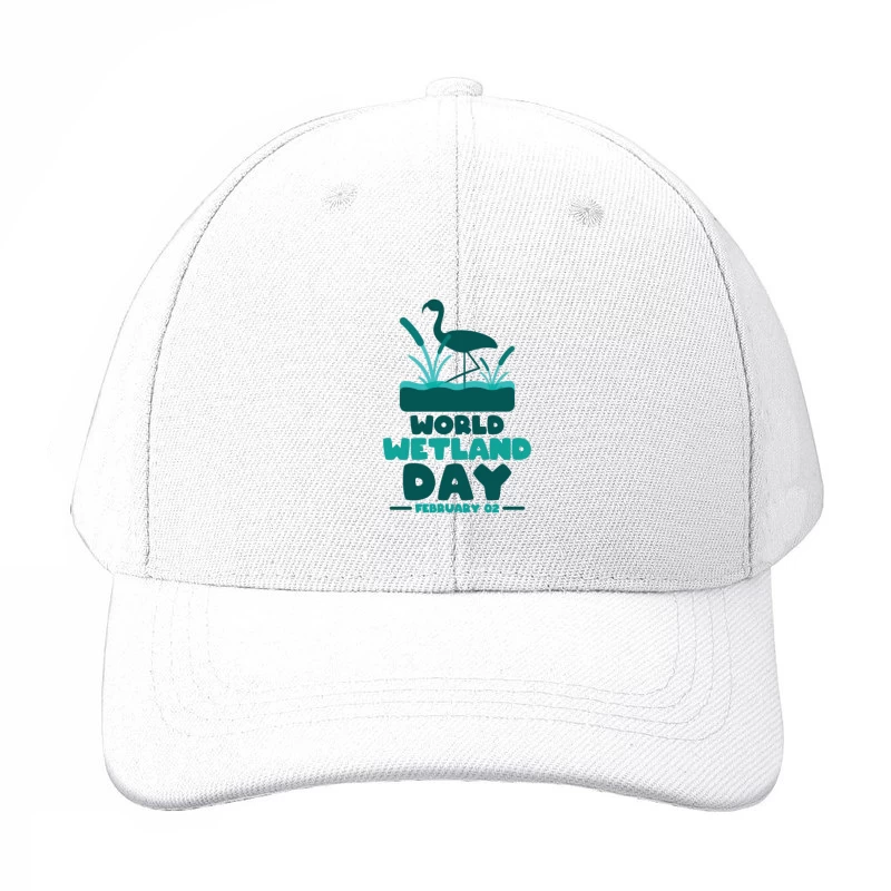 Celebrate World Wetland Day – Vibrant Flamingo Design Baseball Cap